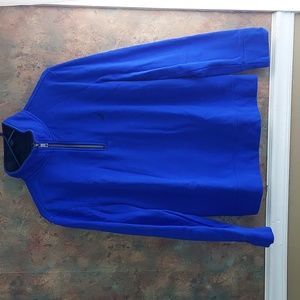 Mens Nautica Half Zip Pullover Size Medium Blue